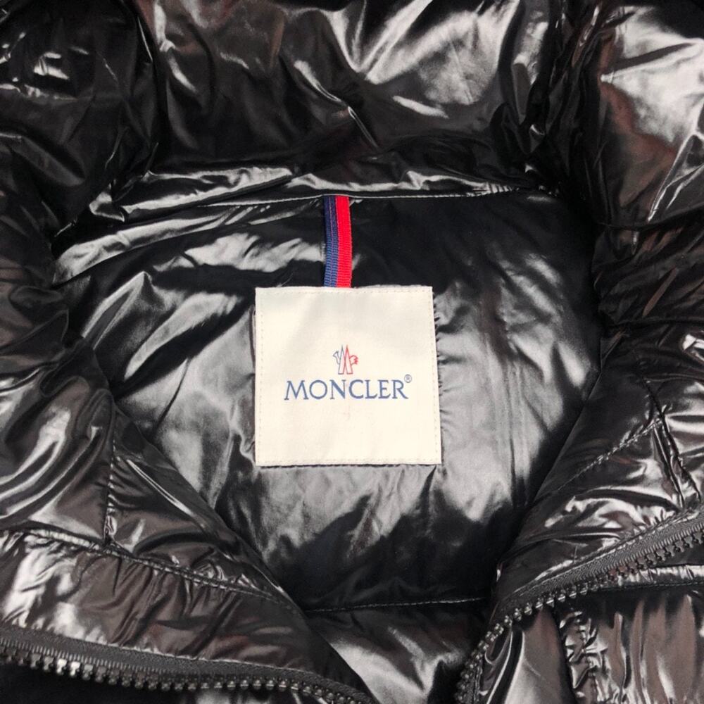 Moncler Black Men's and Women's Rainbow Stripe Double Zip Down Jacket - Picture 5 of 8